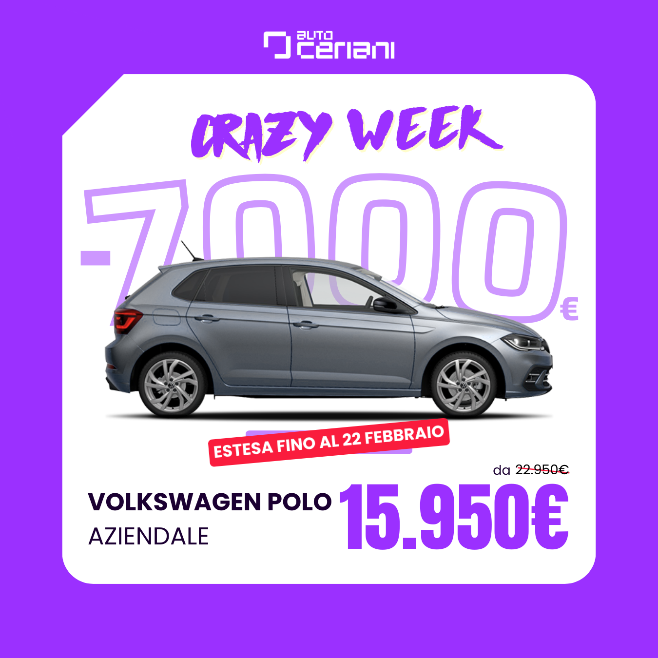 VW POLO AZIENDALE_post